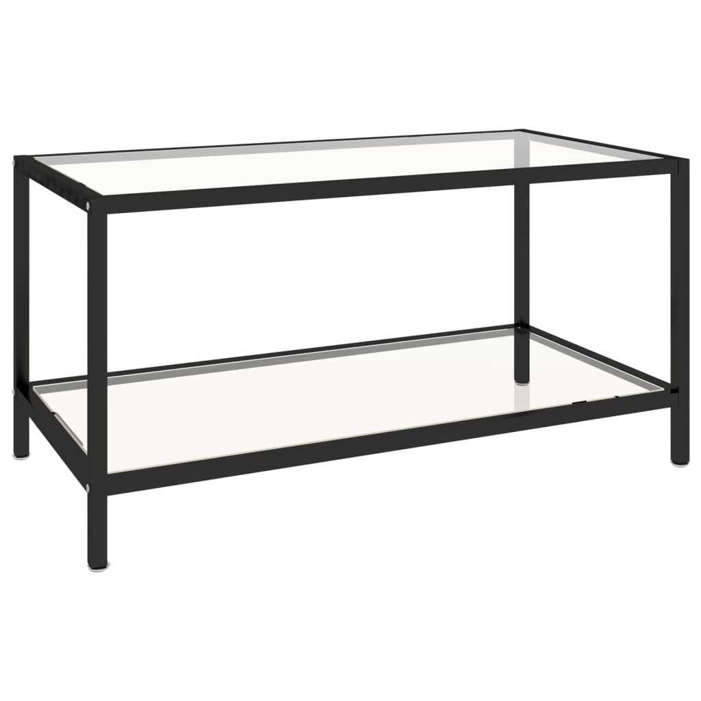 Salongbord Sofabord DIV. 2 stk herdet glass gjennomsiktig