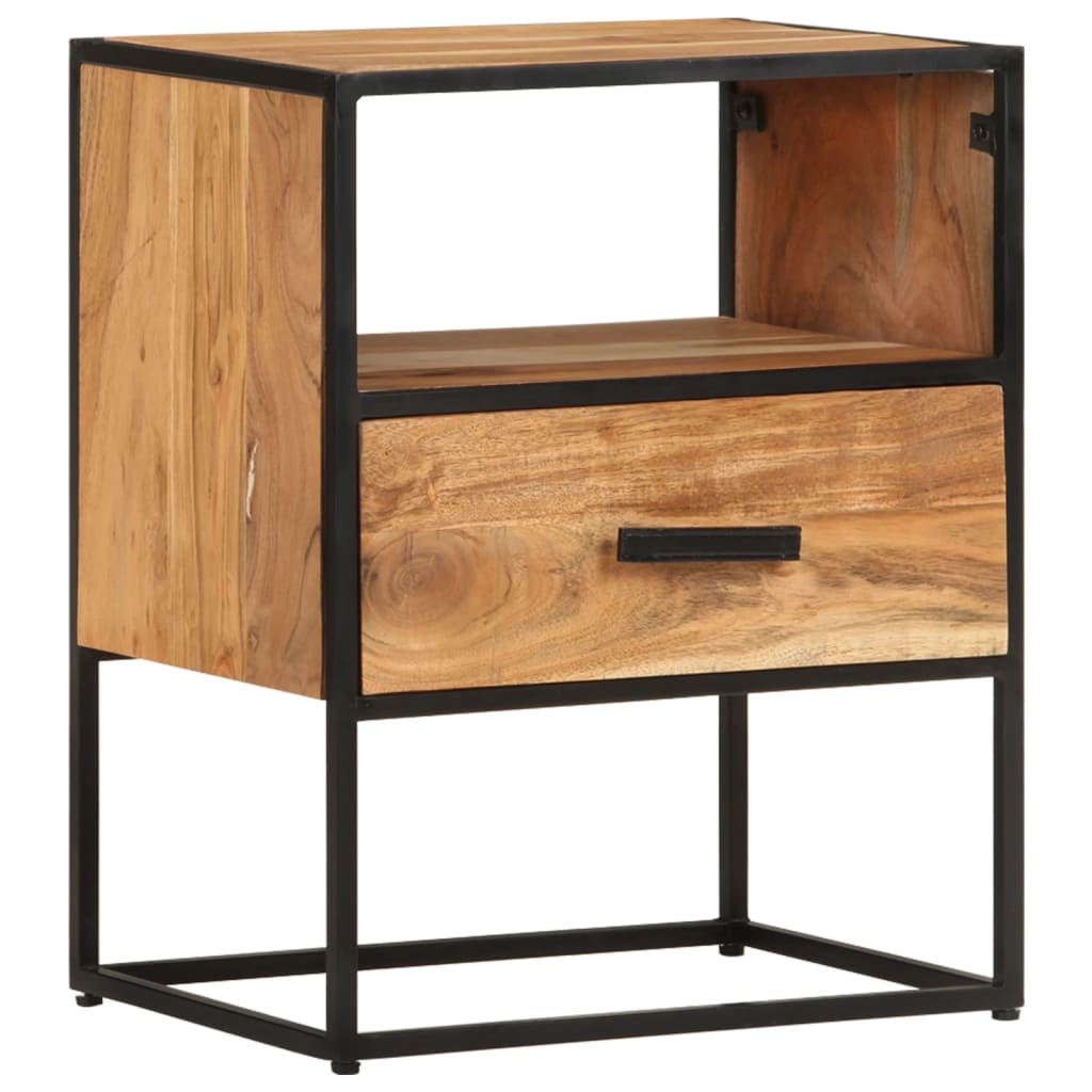 Nattbord Sengbord Tre 40x30x50 cm heltre akasie