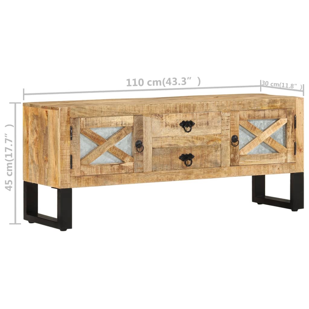 TV-Møbel Tre TV-benk heltre mango 110x30x45 cm