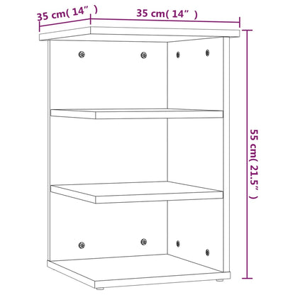 Skap hvit 35x35x55 cm konstruert tre