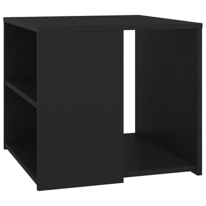 Sidebord svart 50x50x45 cm sponplate