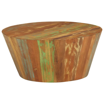 Salongbord Sofabord Tre Gjenvunnet Heltre Ø65x31 cm