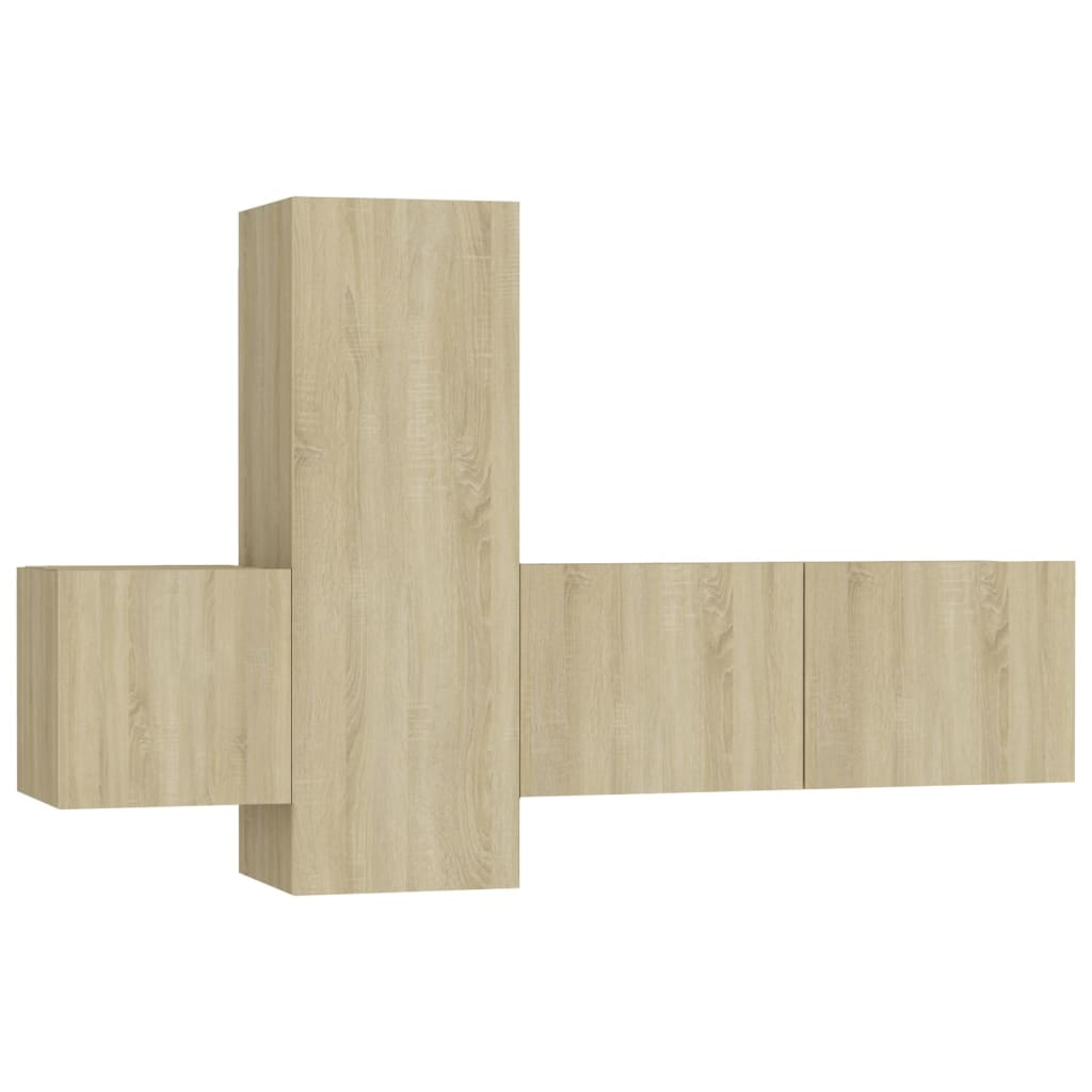 TV-Møbel Sonoma Eik Tv-benksett 3 stk