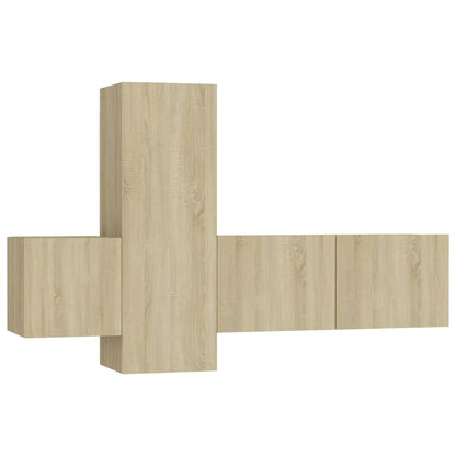 TV-Møbel Sonoma Eik Tv-benksett 3 stk