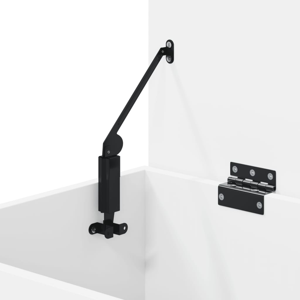 Oppbevaringskiste Hvit 84x42x46 cm