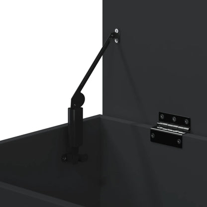 Oppbevaringskiste Svart 84x42x46 cm