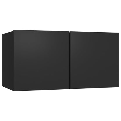 TV-benk svart 60x30x30 cm