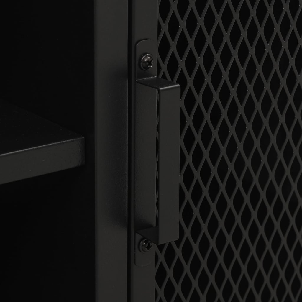 TV-Møbel Brun TV-benk rustikk 105x36x47cm metall og