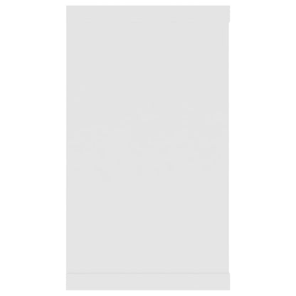 Vegghylle Hvit kubeformet 4 stk 80x15x26,5 cm
