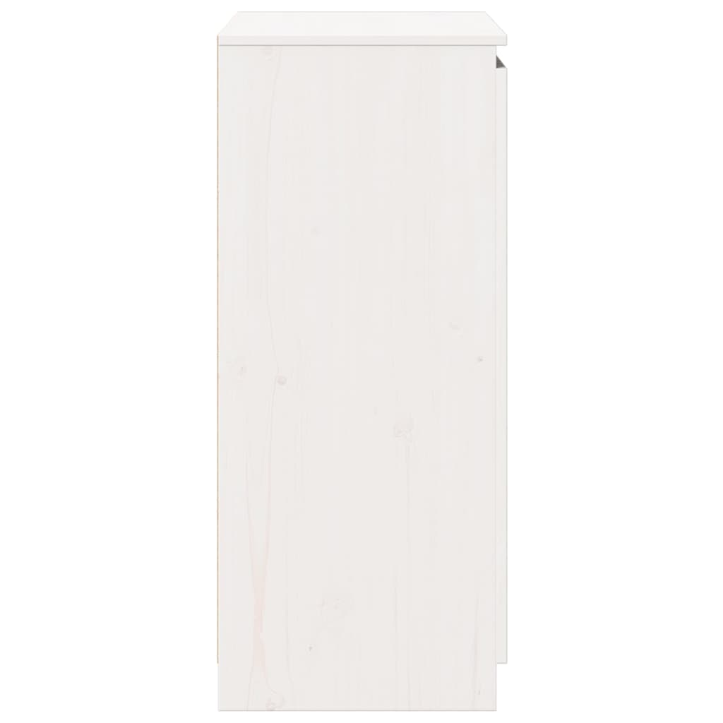 Skjenk Hvit 60x36x84 cm heltre furu