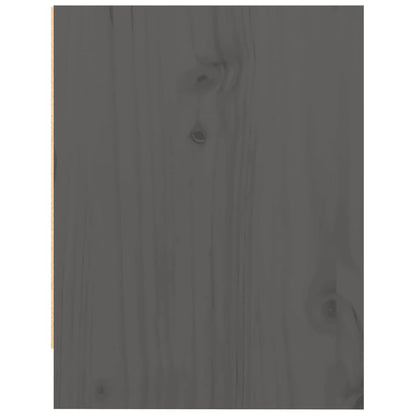 Nattbord 2 stk grå 40x30,5x40 cm heltre furu