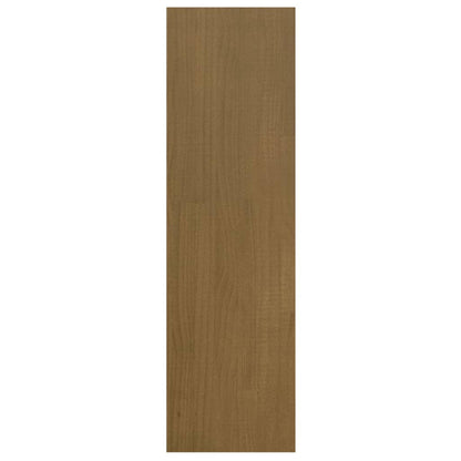 Bokhylle Honningbrun Romdeler 40x30x103,5 cm heltre furu