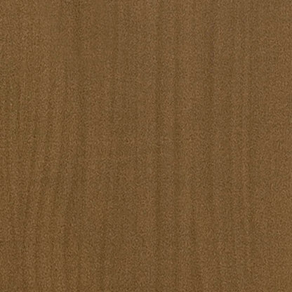 Bokhylle Honningbrun Romdeler 100x30x135,5 cm heltre furu