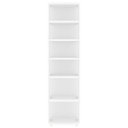 Skoskap Skohylle Skobenk Hvit 2 stk 27,5x27x102 cm