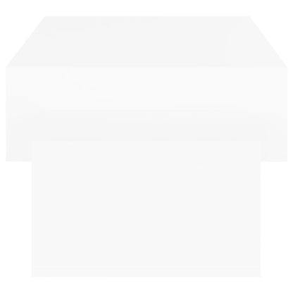 Salongbord Sofabord Hvit 105x55x32 cm