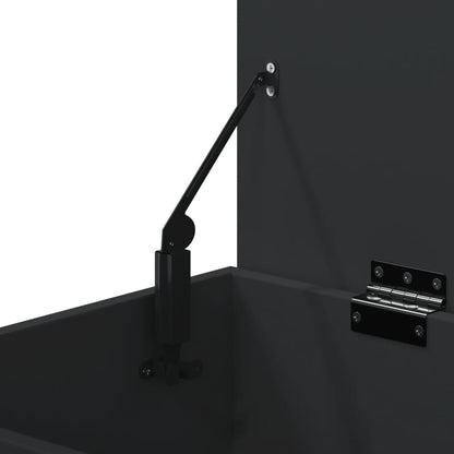 Skoskap Skohylle Skobenk Svart 60x30x45 cm