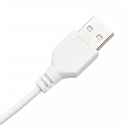 Sminkebord Høyglans Hvit LED 74,5x40x141 cm