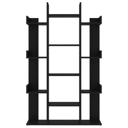 Bokhylle Svart 86x25,5x140 cm