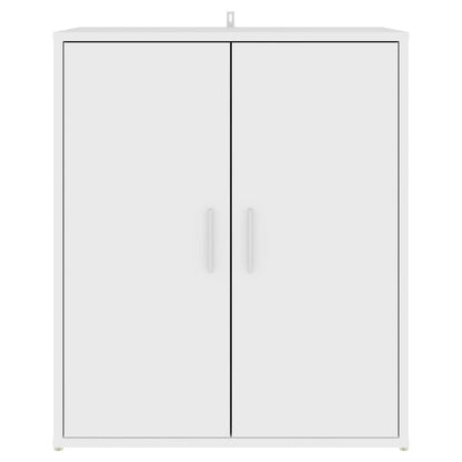 Skoskap Skohylle Skobenk Hvit 60x35x70 cm