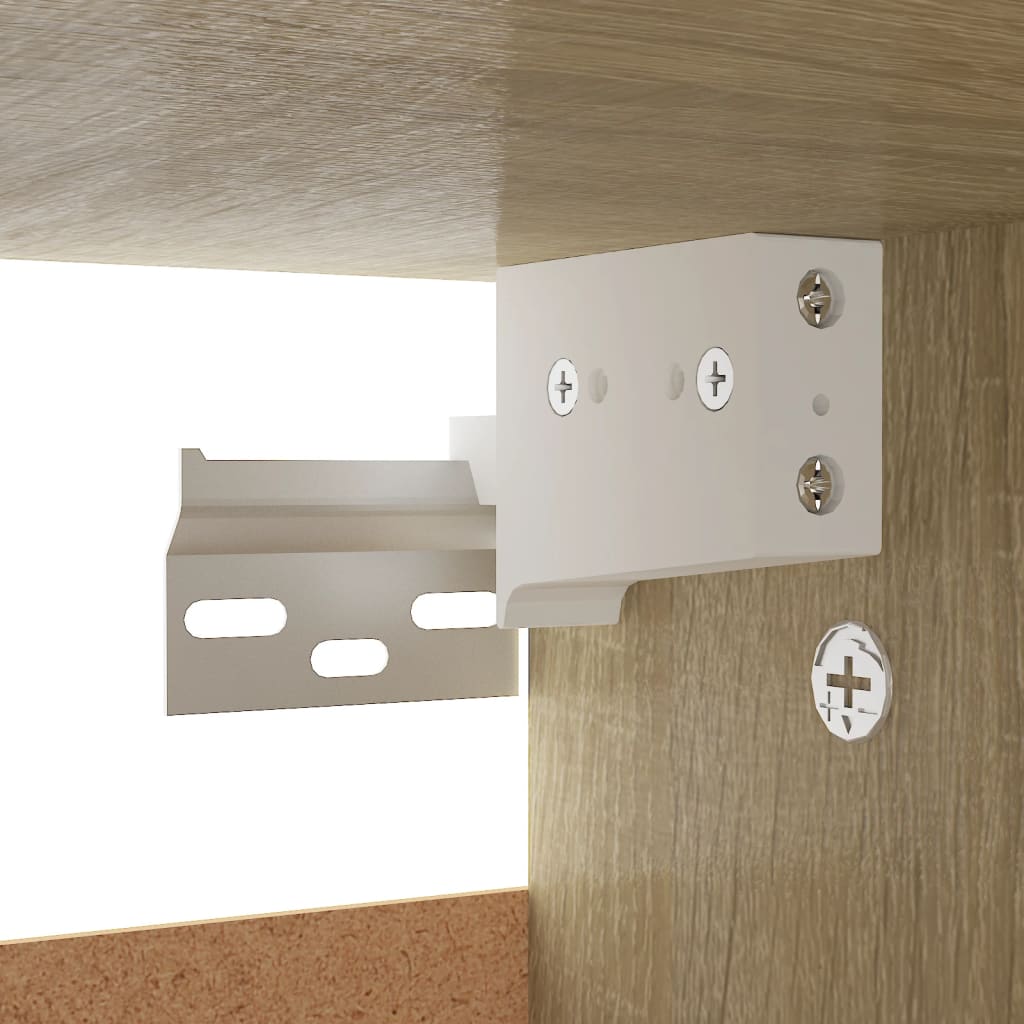 Skoskap Skohylle Skobenk Sonoma Eik 60x35x70 cm