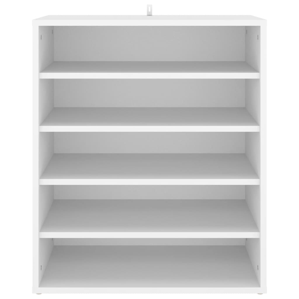 Skoskap Skohylle Skobenk Hvit 60x35x70 cm