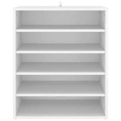 Skoskap Skohylle Skobenk Hvit 60x35x70 cm