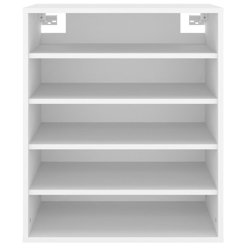 Skoskap Skohylle Skobenk Hvit 60x35x70 cm