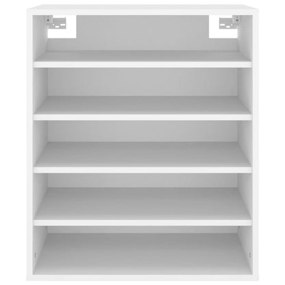 Skoskap Skohylle Skobenk Hvit 60x35x70 cm