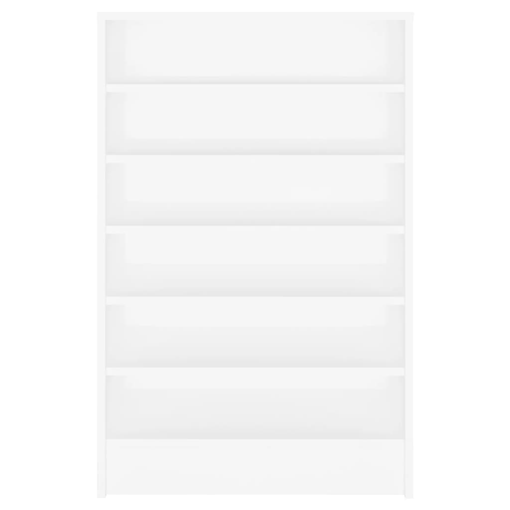 Skoskap Skohylle Skobenk Hvit 60x35x92 cm