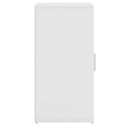 Skoskap Skohylle Skobenk Hvit 32x35x70 cm