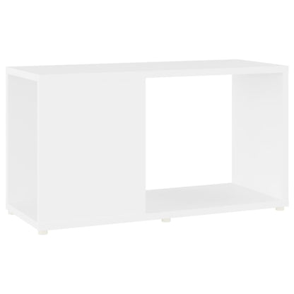 TV-benk hvit 60x24x32 cm konstruert tre