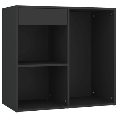 Sminkebord Svart LED skap