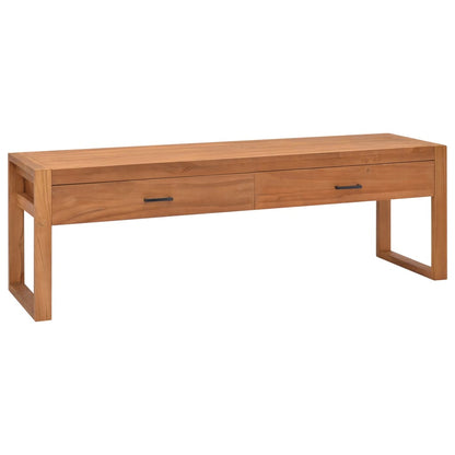 TV-benk 120x40x45 cm heltre teak