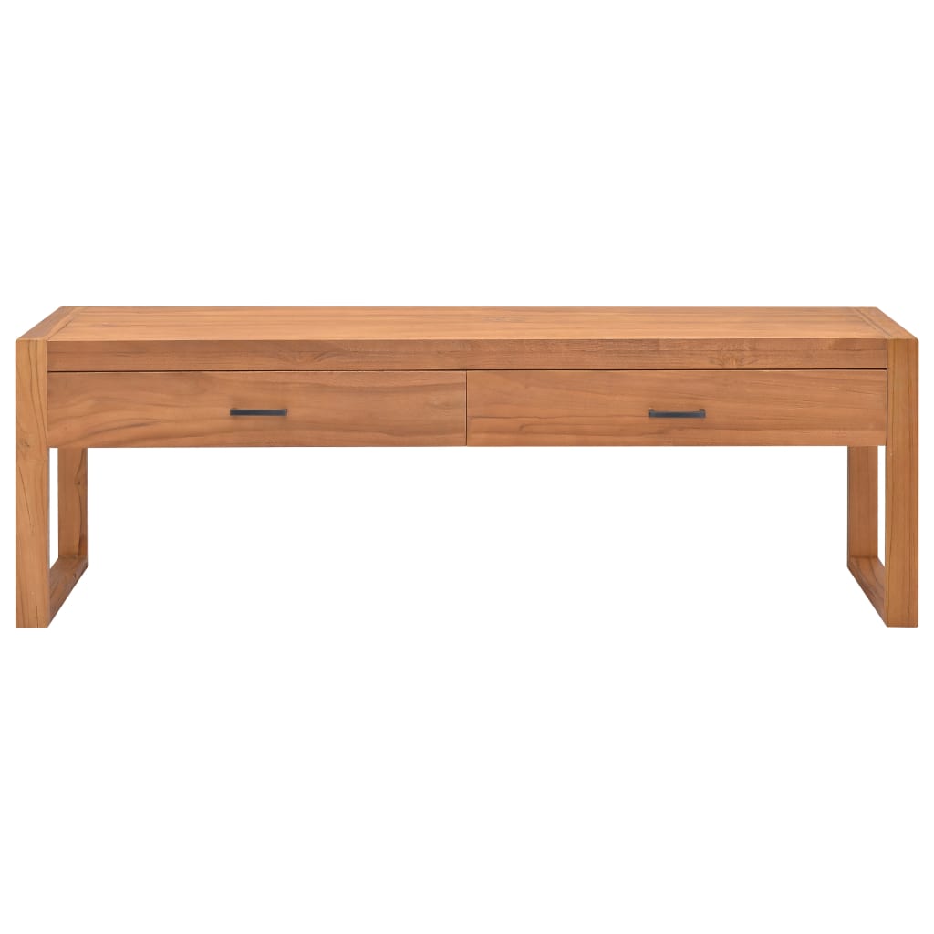 TV-benk 120x40x45 cm heltre teak