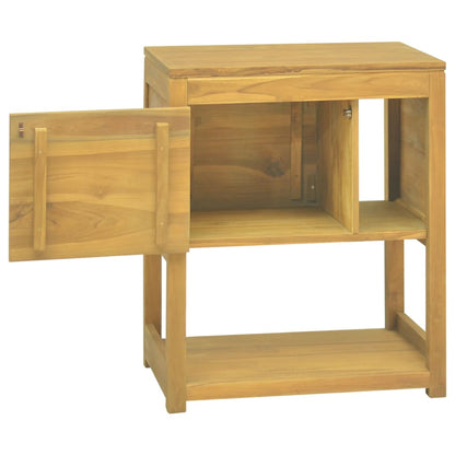 Baderomsskap 60x40x75 cm heltre teak