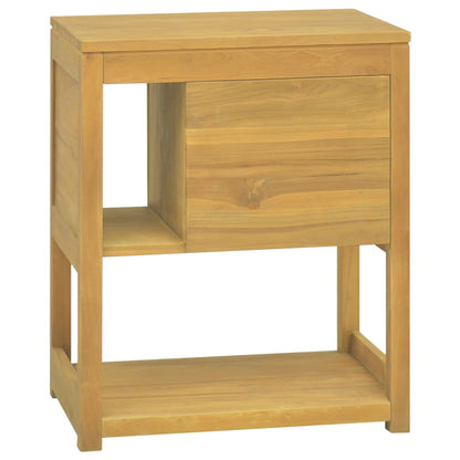 Baderomsskap 60x40x75 cm heltre teak