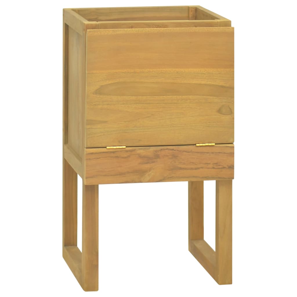 Baderomsskap 41x40x75 cm heltre teak