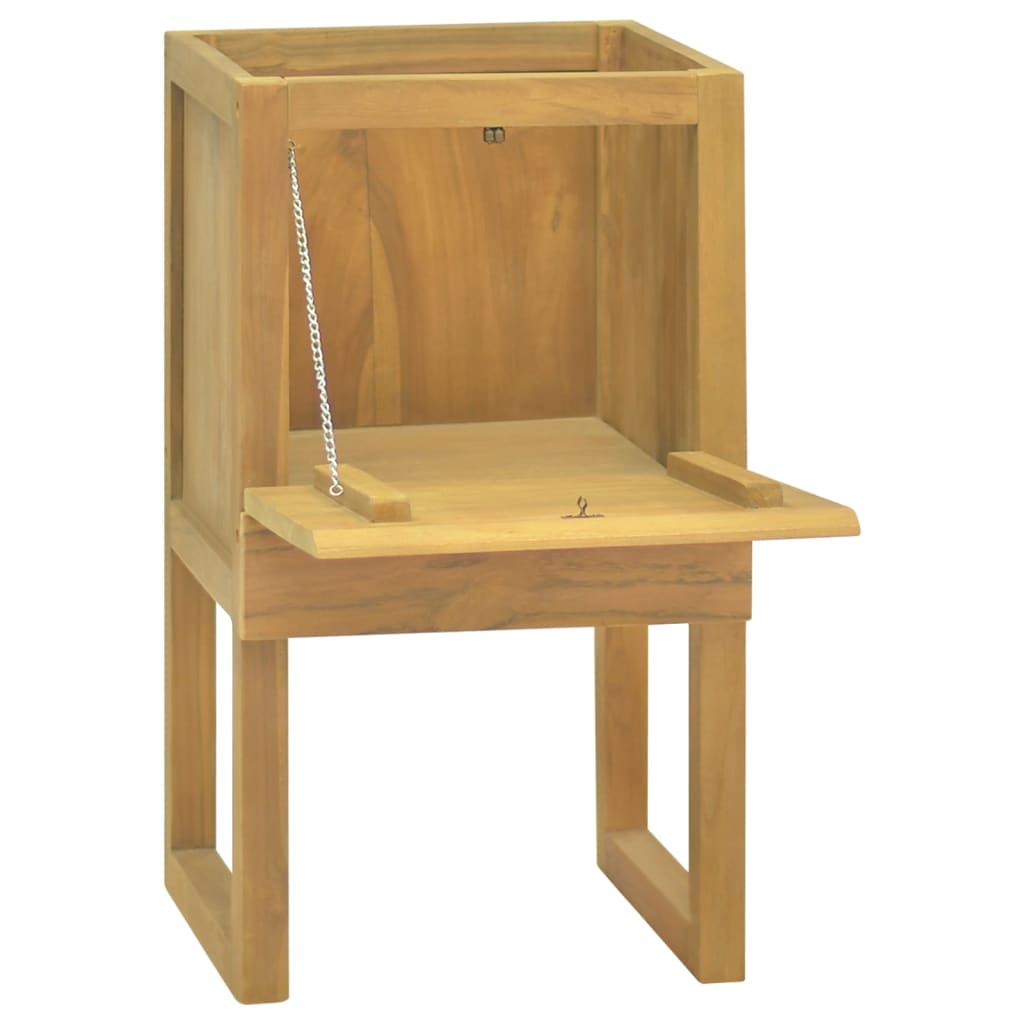 Baderomsskap 41x40x75 cm heltre teak