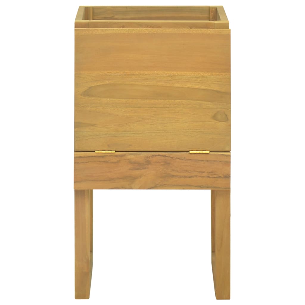 Baderomsskap 41x40x75 cm heltre teak