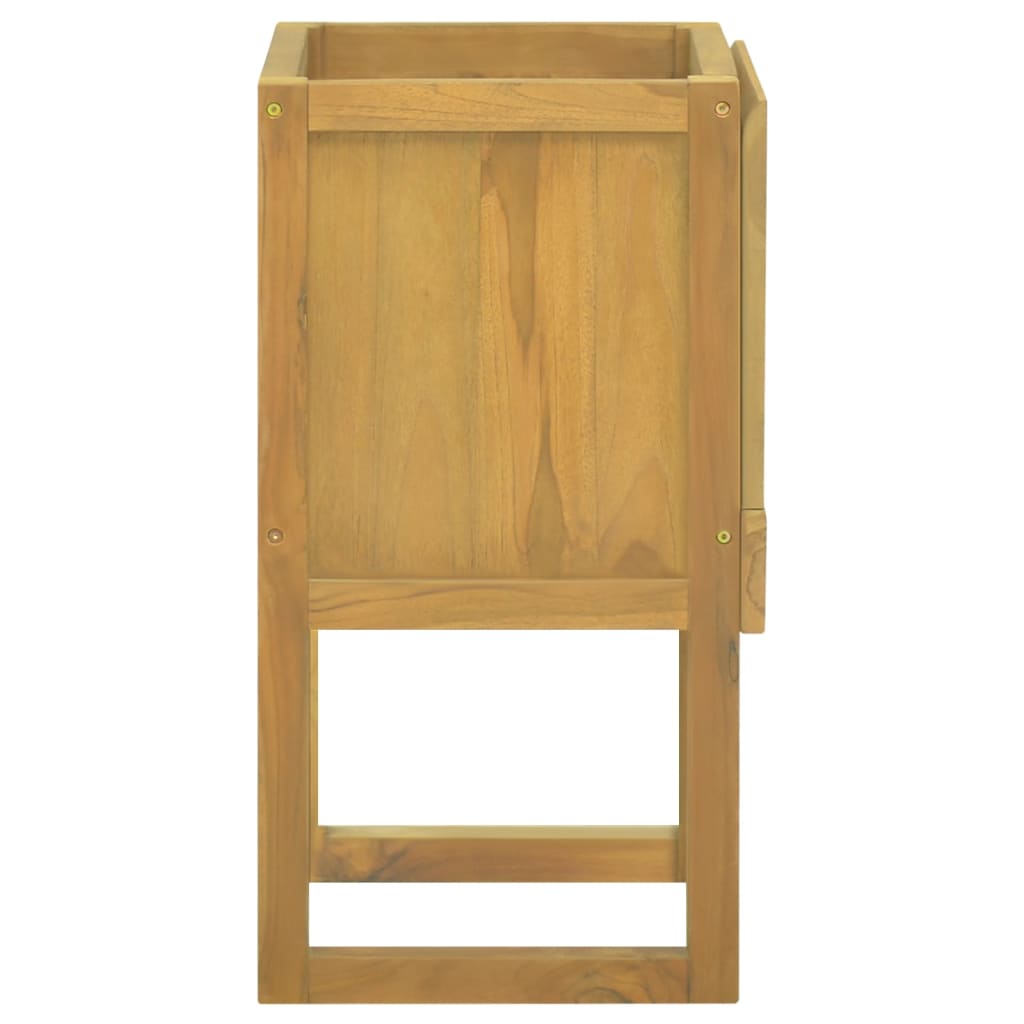 Baderomsskap 41x40x75 cm heltre teak