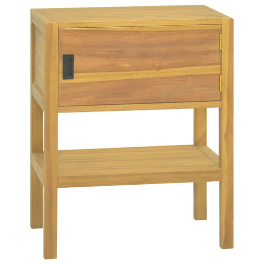 Baderomsskap 60x40x75 cm heltre teak