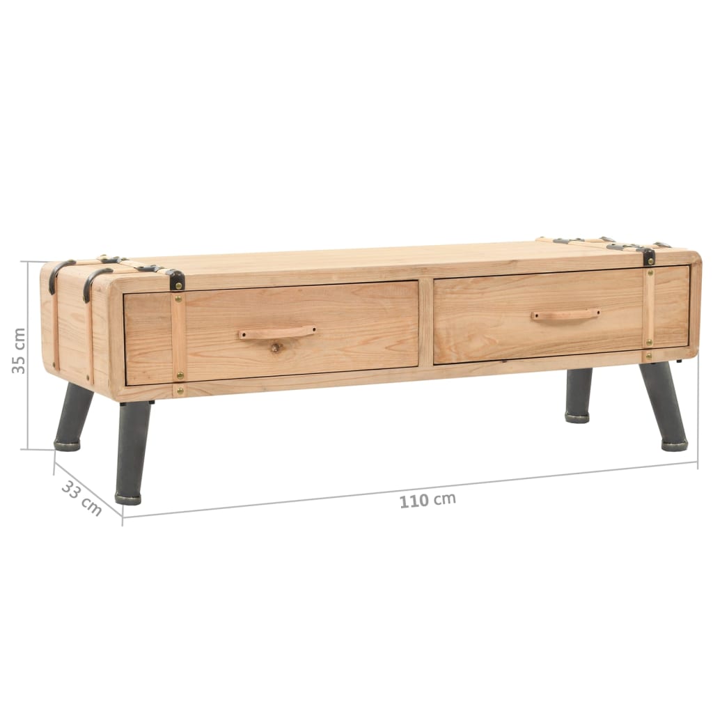 TV-Møbel Tre TV-benk 110x33x35 cm heltre gran