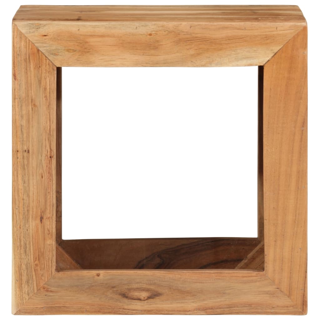 Fotskammel Krakk 40x30x40 cm heltre akasie