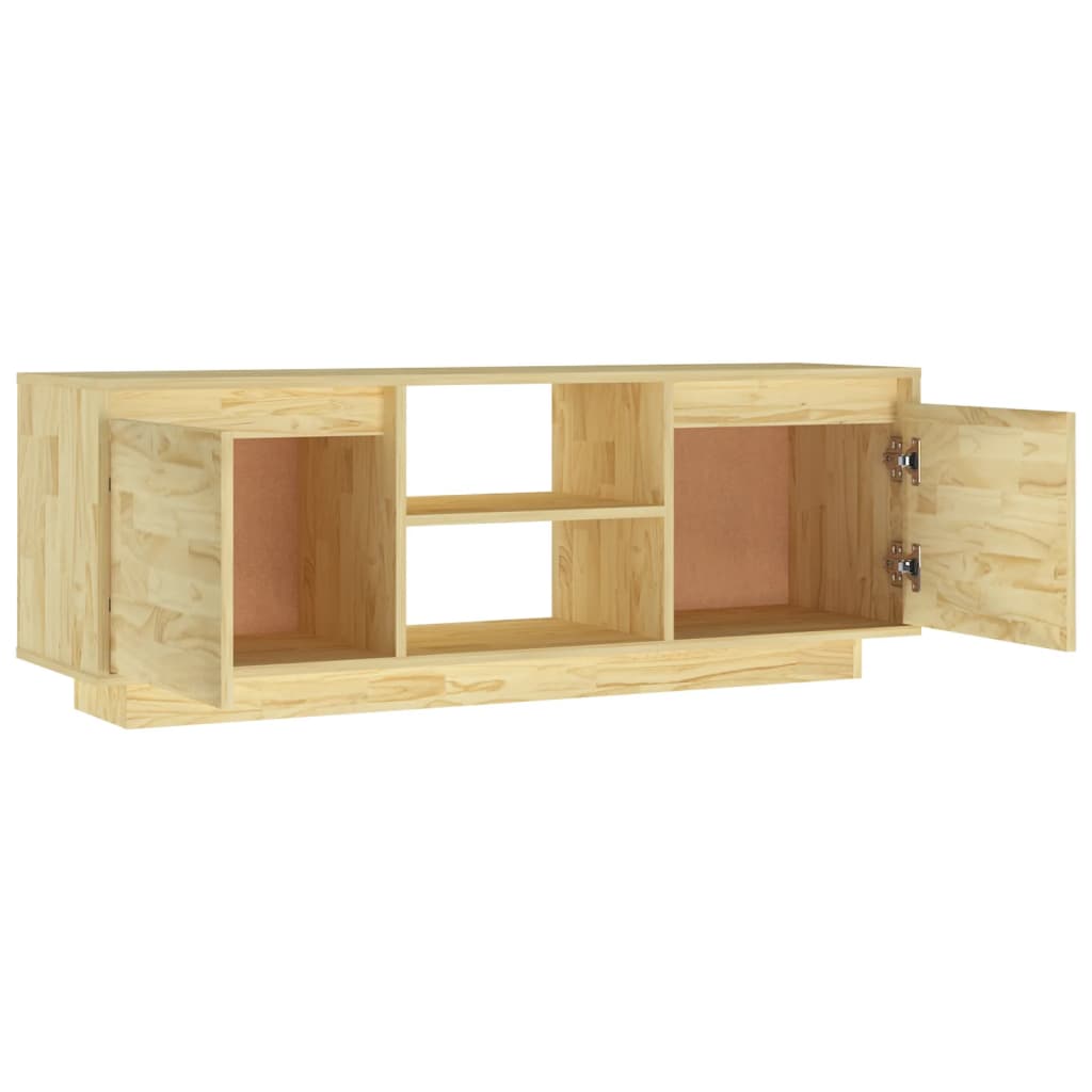 TV-benk 110x30x40 cm heltre furu