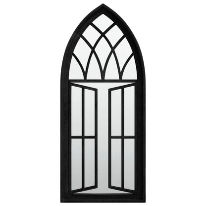 Veggspeil Svart 70x30 cm jern