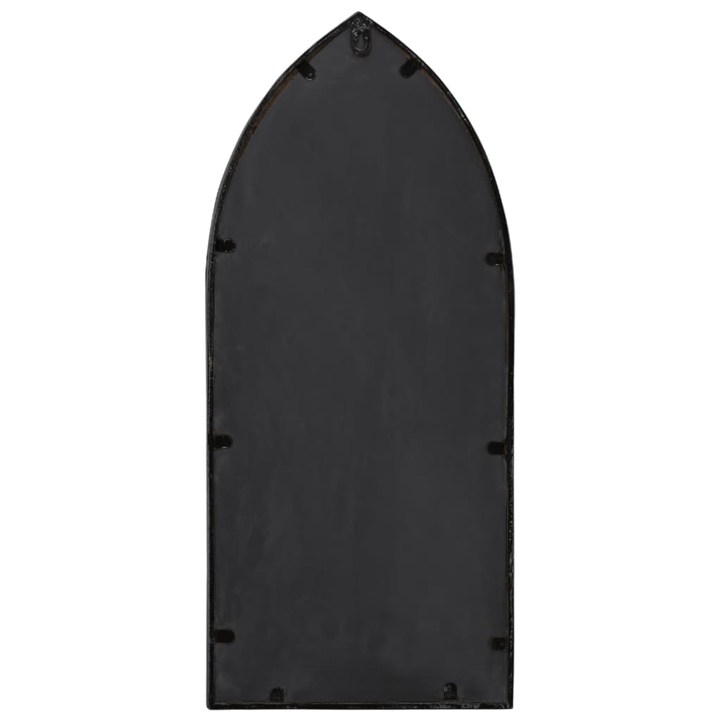 Veggspeil Svart 70x30 cm jern