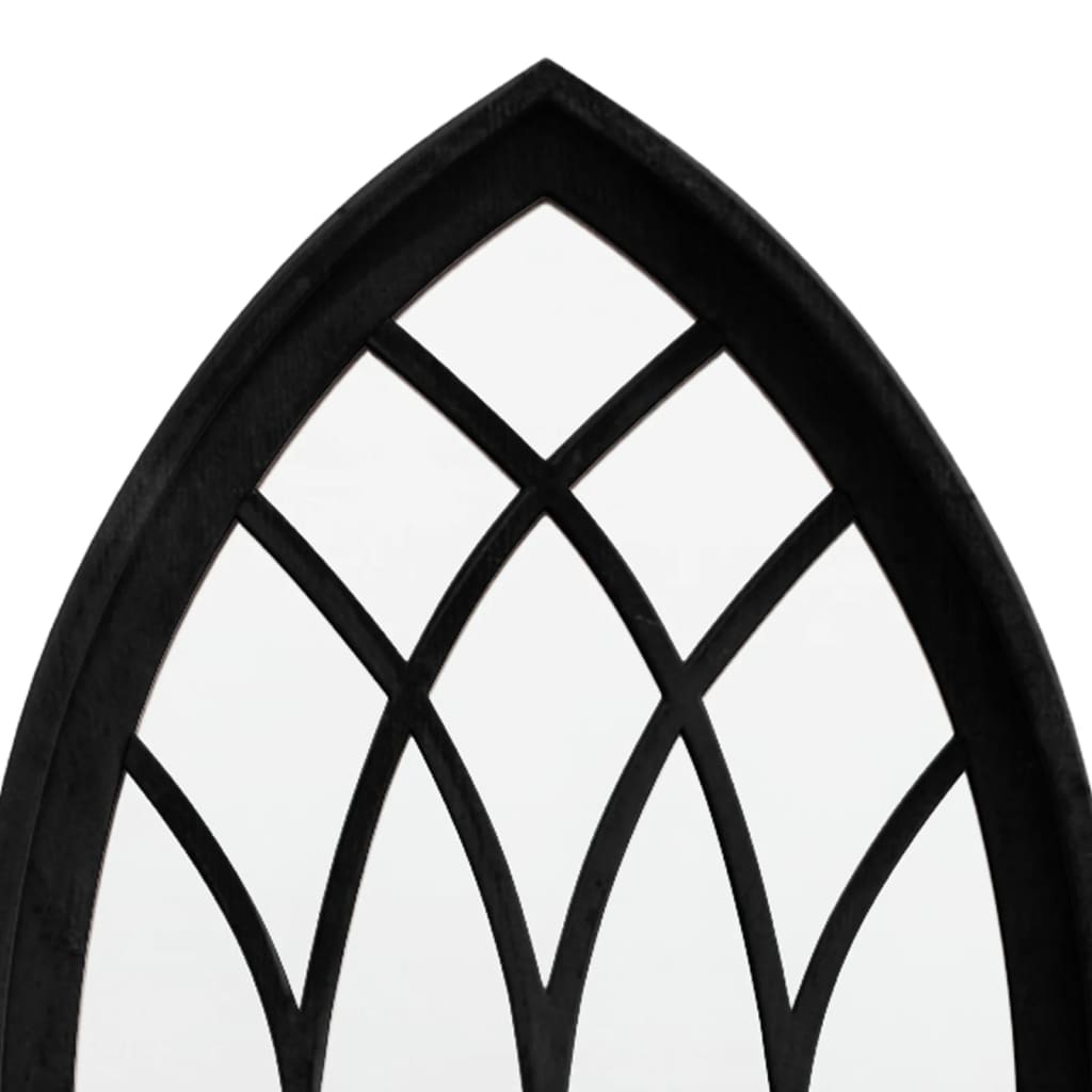 Veggspeil Svart 70x30 cm jern