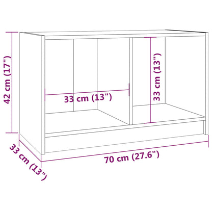 TV-benk 70x33x42 cm heltre furu