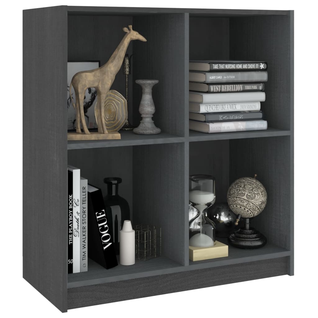 Skjenk Grå 70x33x76 cm heltre furu