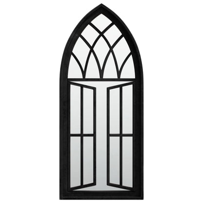 Veggspeil Svart 70x30 cm jern